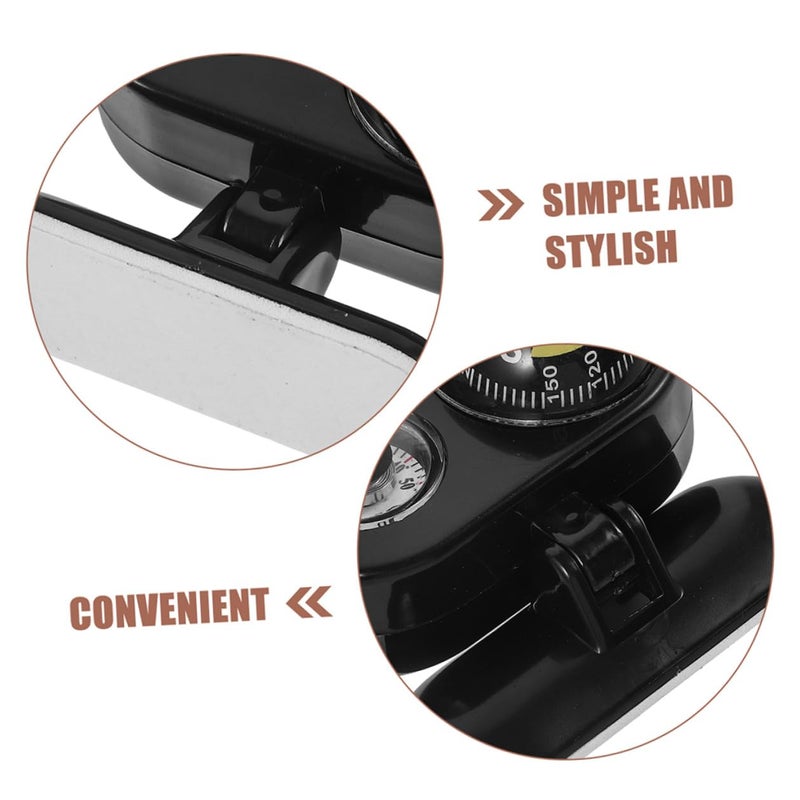 2pcs Digital Car Compass Thermometer with Adhesive Mount for Dashboard Marine Boats Trucks - Image 3